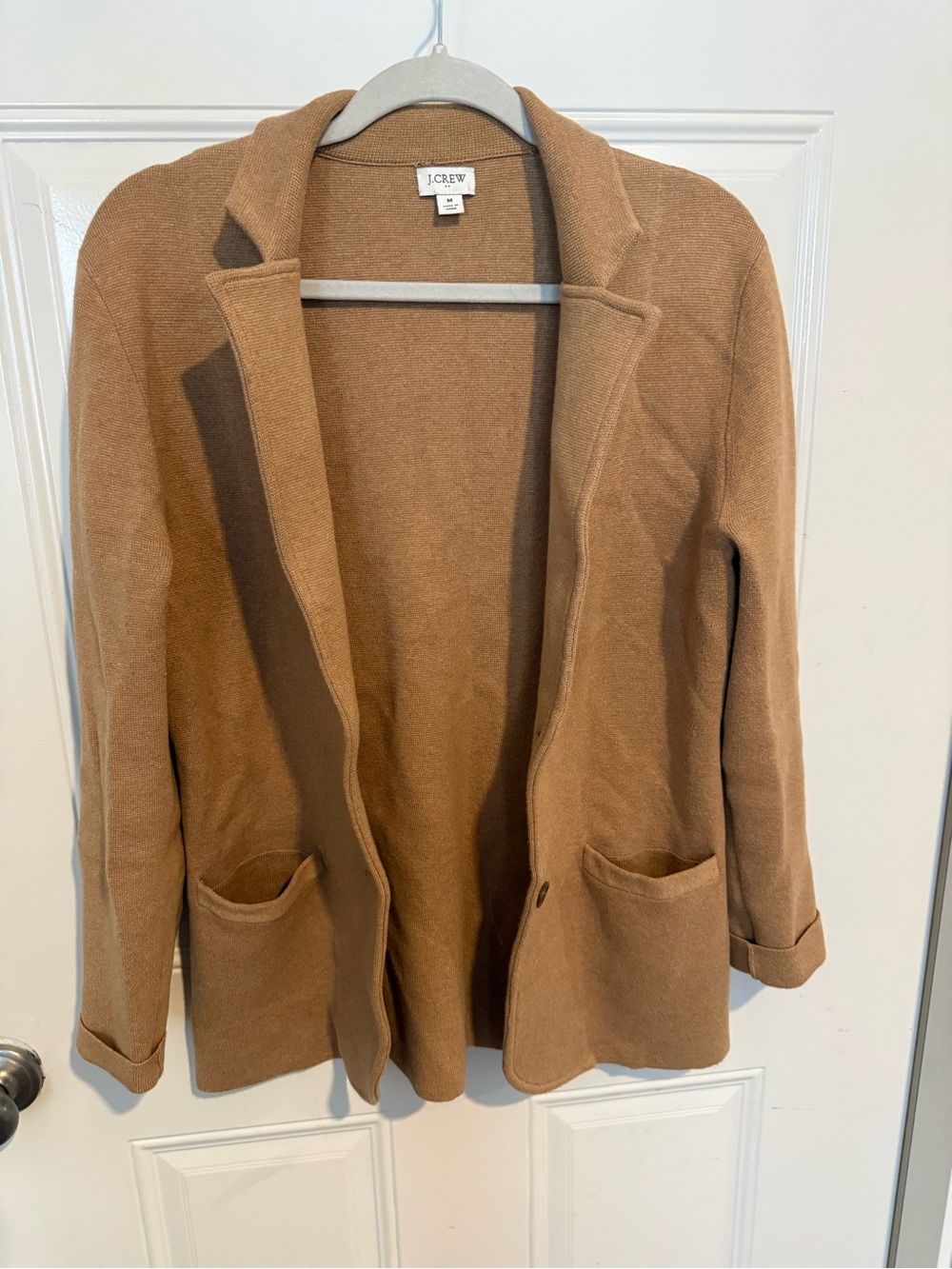 J. Crew camel blazer
